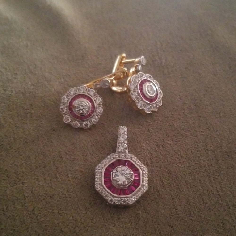 Ruby Earrings